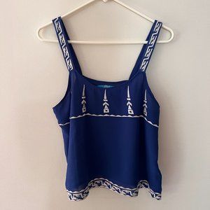 Blue Tank Top Size S
